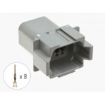 8S006E Soket Deutsch DT 04 8 Pın Erkek